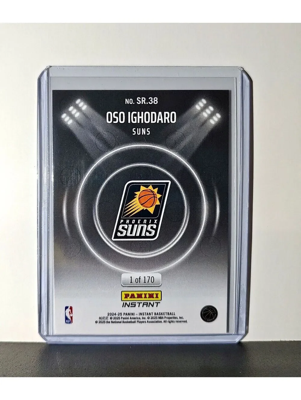 Oso Ighodaro Rookie 2024-25 Panini Spotlight Rookies NBA #38 Suns 1 of 170